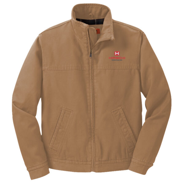   - Washed Duck Cloth Flannel Lined Work Jacket Thumbnail