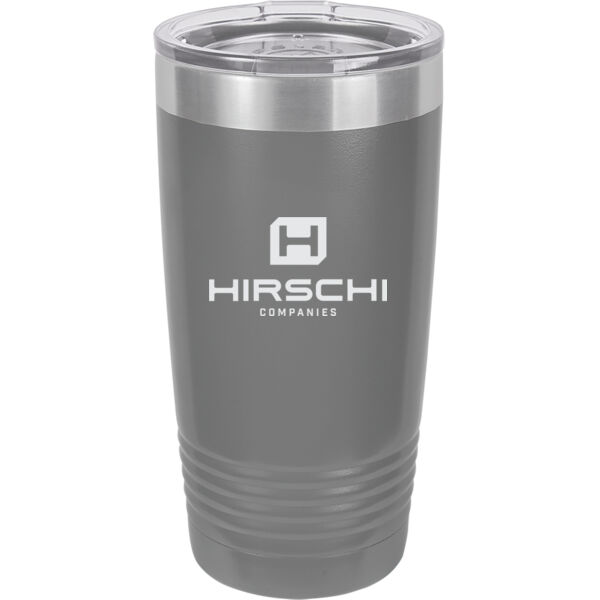   - 20 oz. Stainless Steel Tumbler w/Clear Lid Thumbnail
